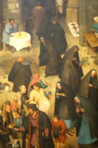 The battle between carnival and lent, 1559 - detail