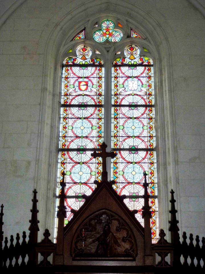 Thérouanne (Pas-de-Calais, Fr) église Saint-Martin, vitraux des soixante évêques 07