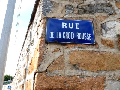 Thizy-les-Bourgs - Rue de la Croix Rousse - Plaque