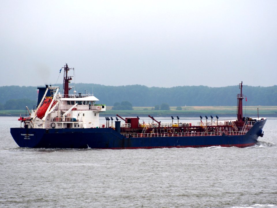 Thames Fisher - IMO 9145011 op de Schelde