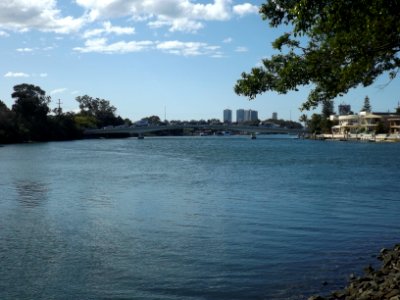 Thomas Drive bridge over Nerang River, Southport, Queensland