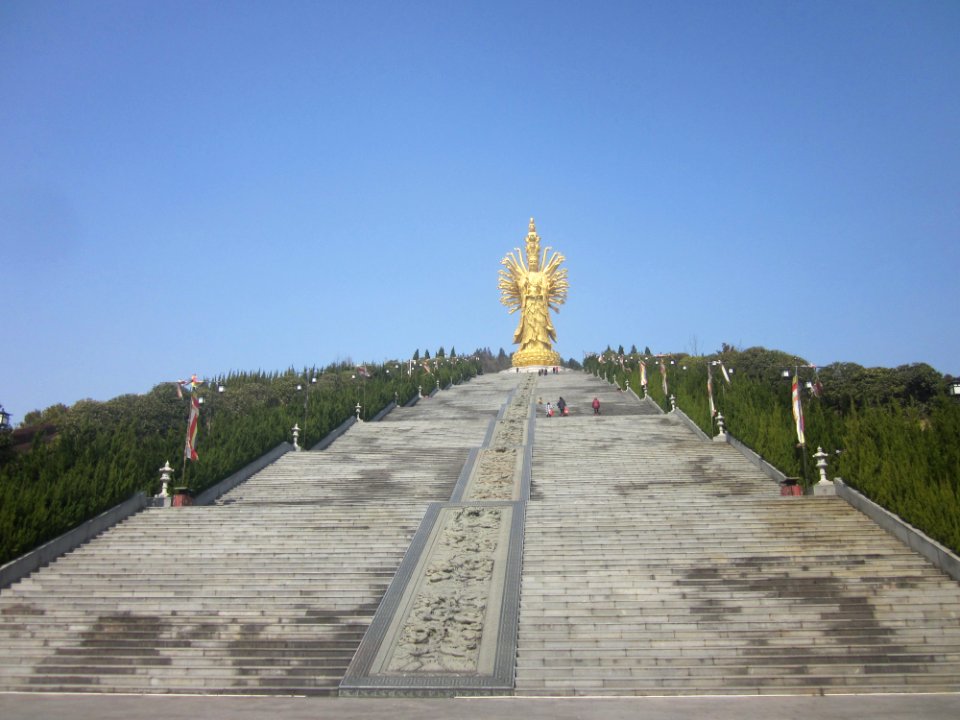 Thousand-armed and eyed Guanyin in Miyin Temple, 12 February 2018, 03