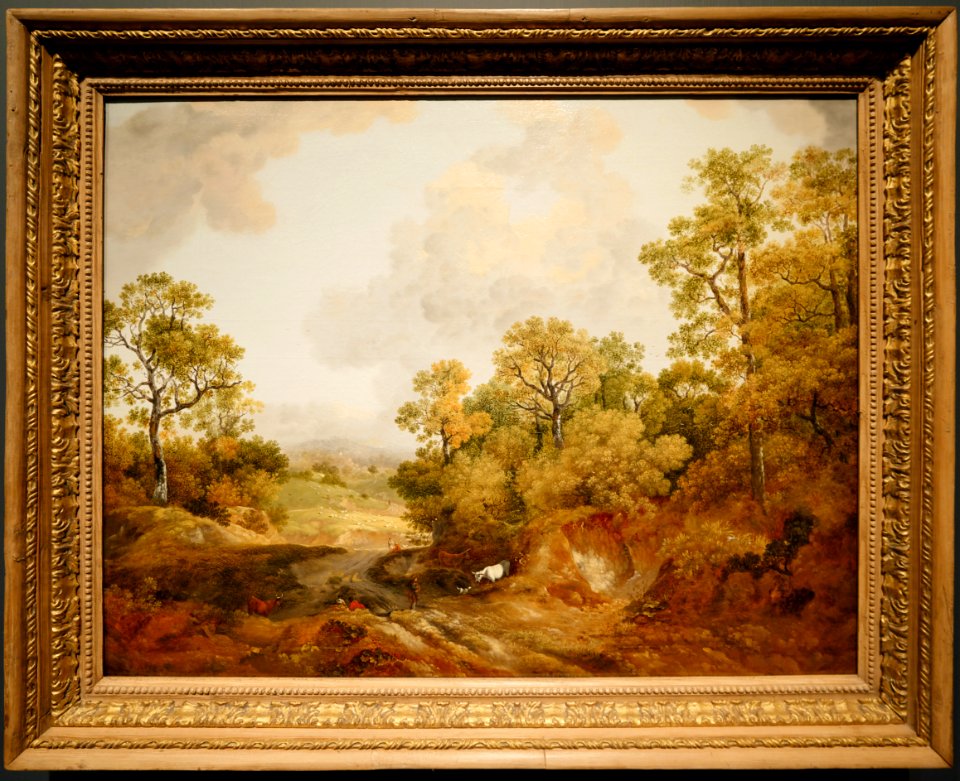 Thomas.Gainsborough.Waldweg.mit.Figuren.um1746-1748