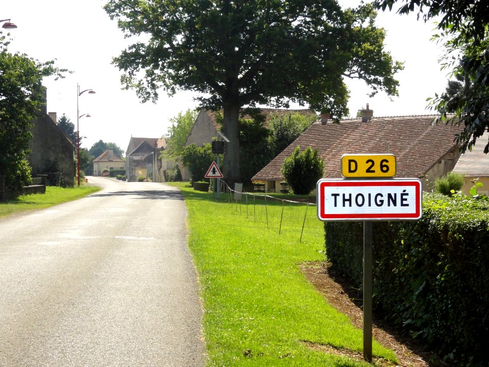 Thoigné (Sarthe) entrée