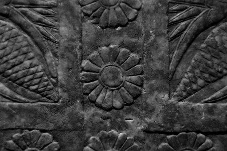 Threshold pavement slab with carpet design from palace of Ashurbanipal. 02