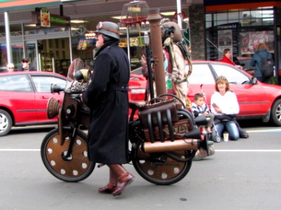 Thames steampunk motorcycle