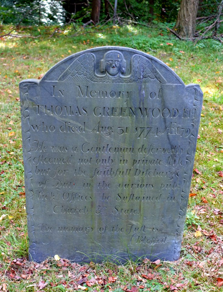 Thomas Greenwood Esq - East Parish Burying Ground - Newton, MA - DSC07297