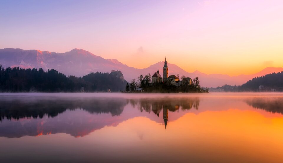 Slovenia sunrise dawn