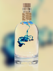 Liquid water ink
