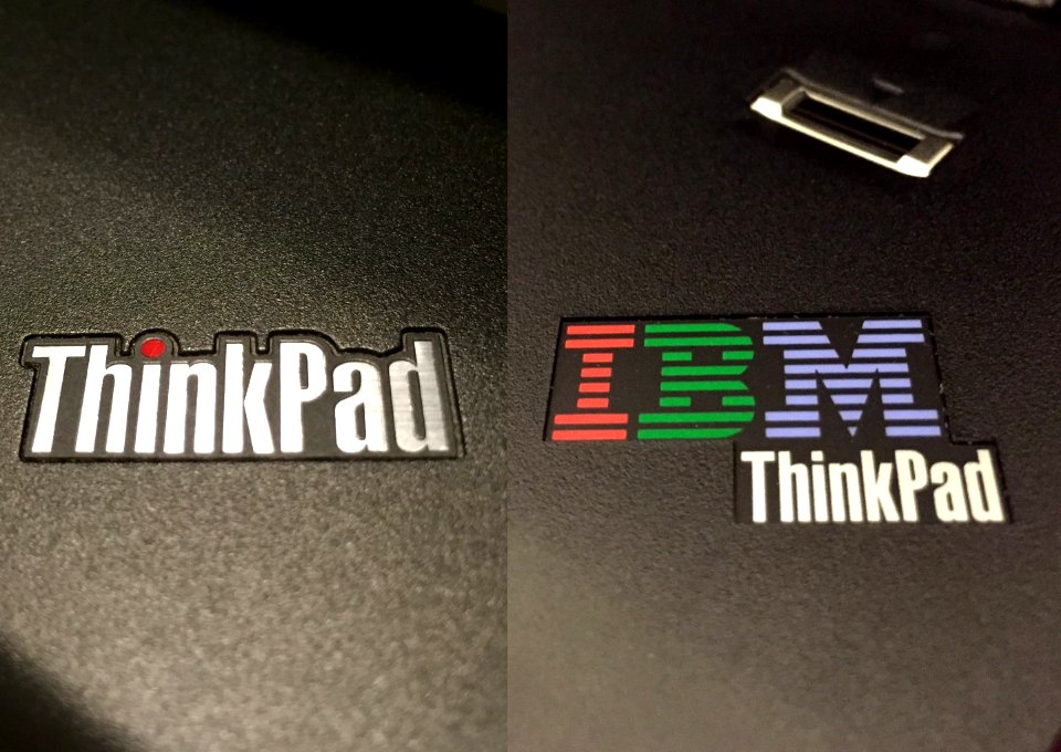 Thinkpad logo comparison