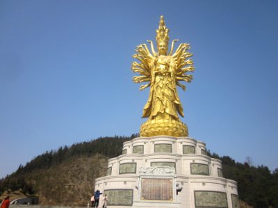Thousand-armed and eyed Guanyin in Miyin Temple, 12 February 2018, 06