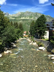 Mountain landscape valley