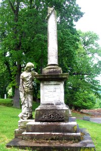 Thomas Ridgeway Holmes Monument, Allegheny Cemetery, 2015-05-16, 01