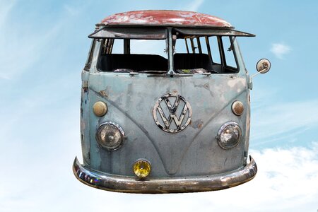 Vw bus auto rust photo