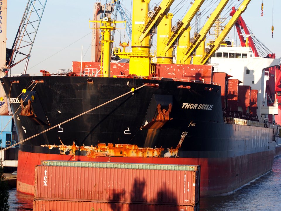 Thor Breeze (ship, 2013) - IMO 9474802, MMSI 566985000, Callsign 9V6895, Port of Antwerp