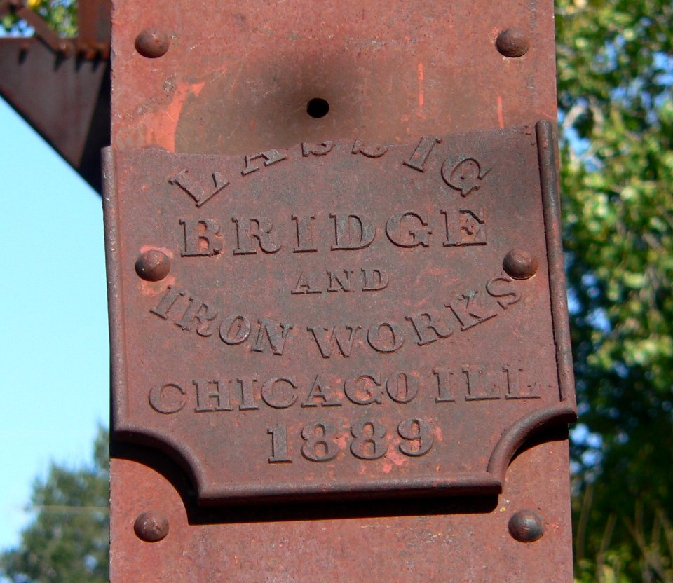 Third Street RR bridge (Norfolk, Nebraska) plaque