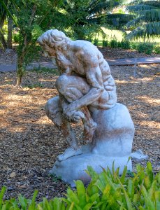 Thinker - Marie Selby Botanical Gardens - Sarasota, Florida - DSC01319