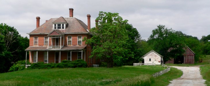 Thomas J. Majors farmstead from E 1