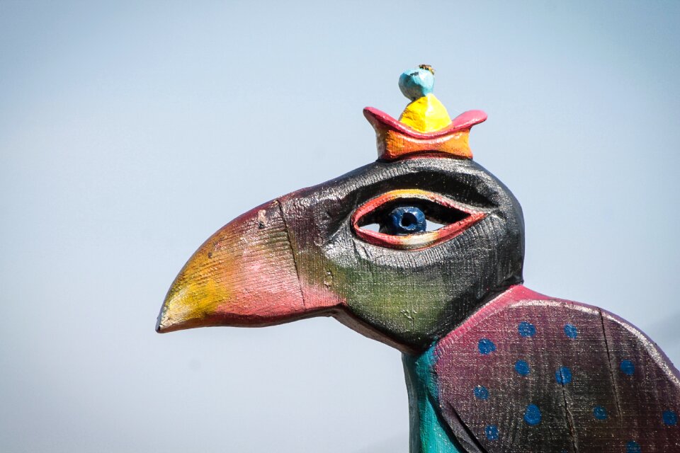 Material texture bird