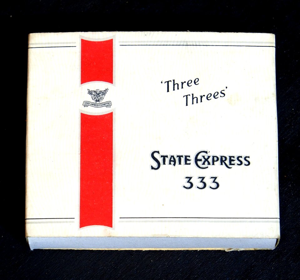 Three Threes, State Express 333 cigarettes