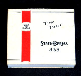Three Threes, State Express 333 cigarettes