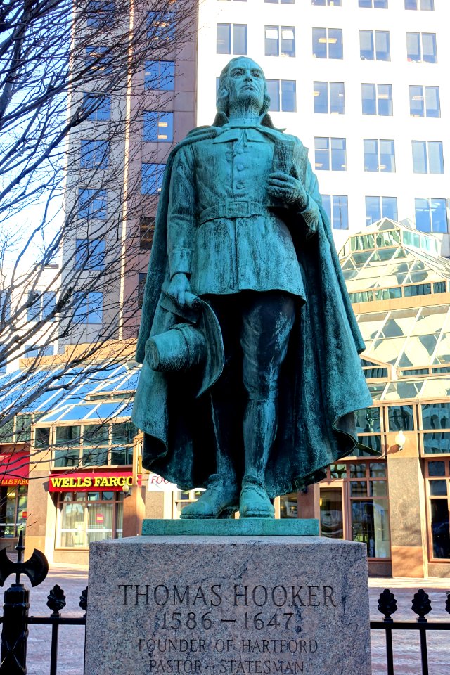 Thomas Hooker by Frances Laughlin Wadsworth - Hartford, CT - DSC04921