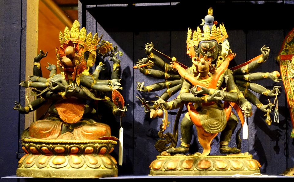 Tibetan pantheon, Sven Hedin collection, 1927-1935 - Etnografiska museet - Stockholm, Sweden - DSC00993