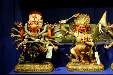 Tibetan pantheon, Sven Hedin collection, 1927-1935 - Etnografiska museet - Stockholm, Sweden - DSC00985