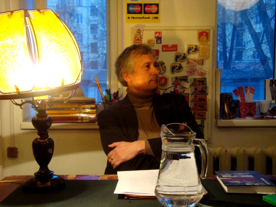 Thomas M Bohn in Y-gallery - in Minsk city - Belarus - 26 March 2015 AD - b