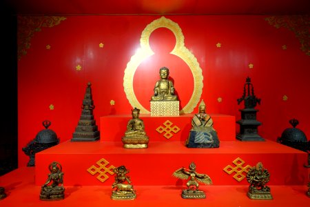 Tibetan figurines, 1644-1911 AD - Sichuan University Museum - Chengdu, China - DSC06210