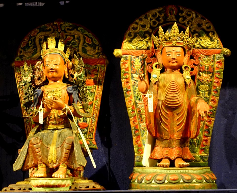 Tibetan pantheon, Sven Hedin collection, 1927-1935 - Etnografiska museet - Stockholm, Sweden - DSC00995