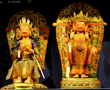 Tibetan pantheon, Sven Hedin collection, 1927-1935 - Etnografiska museet - Stockholm, Sweden - DSC00995