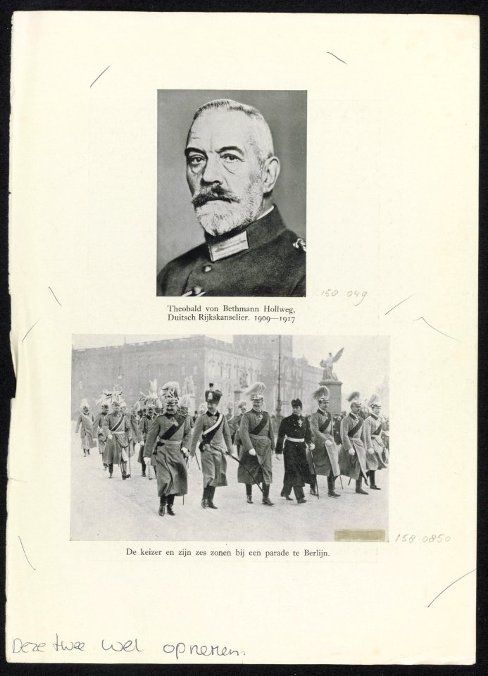 Theobald von Bethmann Hollweg 1856-1921, Duitsch Rijkskanselier van 1909-1917, Bestanddeelnr 158-0849