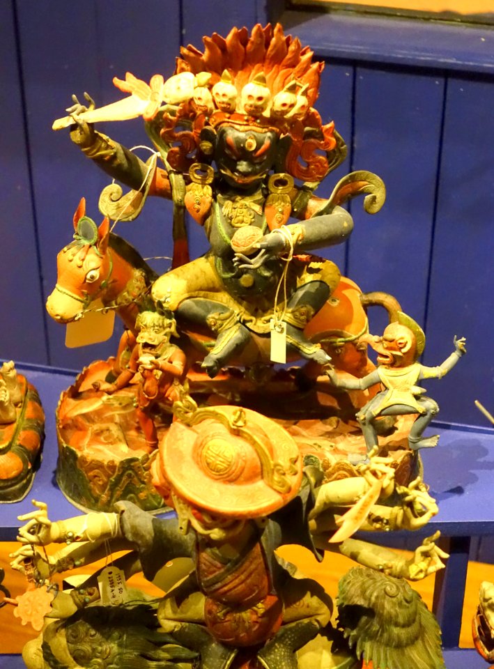 Tibetan pantheon, Sven Hedin collection, 1927-1935 - Etnografiska museet - Stockholm, Sweden - DSC01001