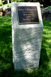 Thomas J. Hudner, Jr., memorial - Concord, MA -DSC07008