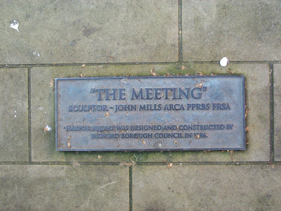 TheMeetingSculptureBedfordPlaque