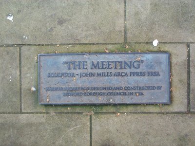 TheMeetingSculptureBedfordPlaque