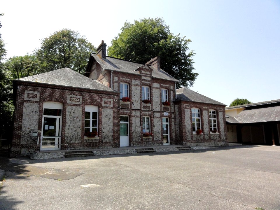 Thiergeville (Seine-Mar.) mairie-école