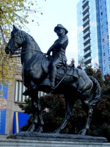 Theodore Roosevelt, Rough Rider, by Alexander Phimister Proctor, 1922 - Portland, Oregon - Portland, Oregon - DSC01709 (cropped)