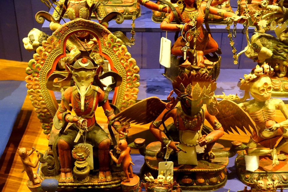 Tibetan pantheon, Sven Hedin collection, 1927-1935 - Etnografiska museet - Stockholm, Sweden - DSC00998