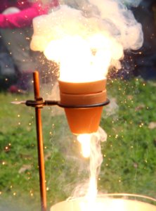 Thermite welding, Atlanta Science Festival, March 2018 photo