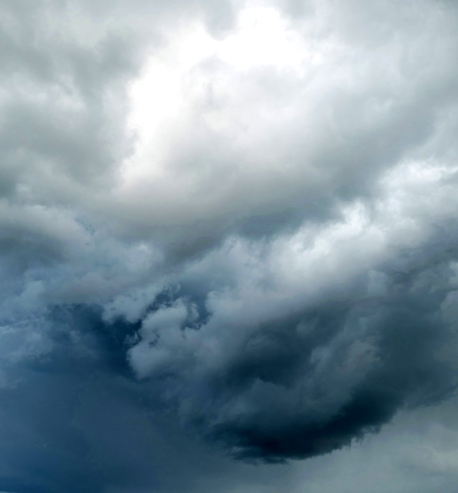 Thunder cloud over Gåseberg - processed