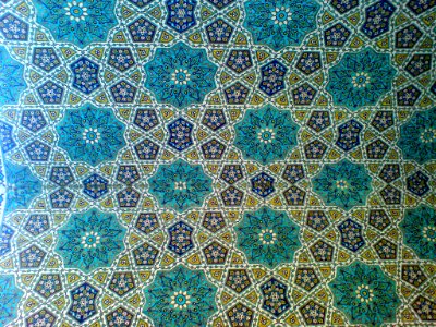 Tiling - Mosque of Hassan Modarres - Kashmar 14