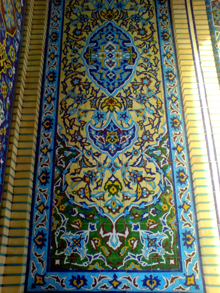 Tiling - Mosque of Hassan Modarres - Kashmar 09