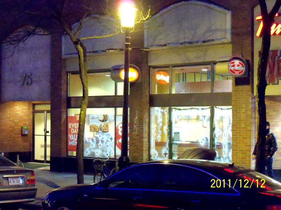 Tim Hortons on Front Street, between Church and Market streets, Toronto -d