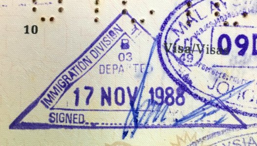 Thungmo Thailand passport stamp exit 1 photo