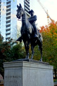 Theodore Roosevelt, Rough Rider, by Alexander Phimister Proctor, 1922 - Portland, Oregon - Portland, Oregon - DSC01708