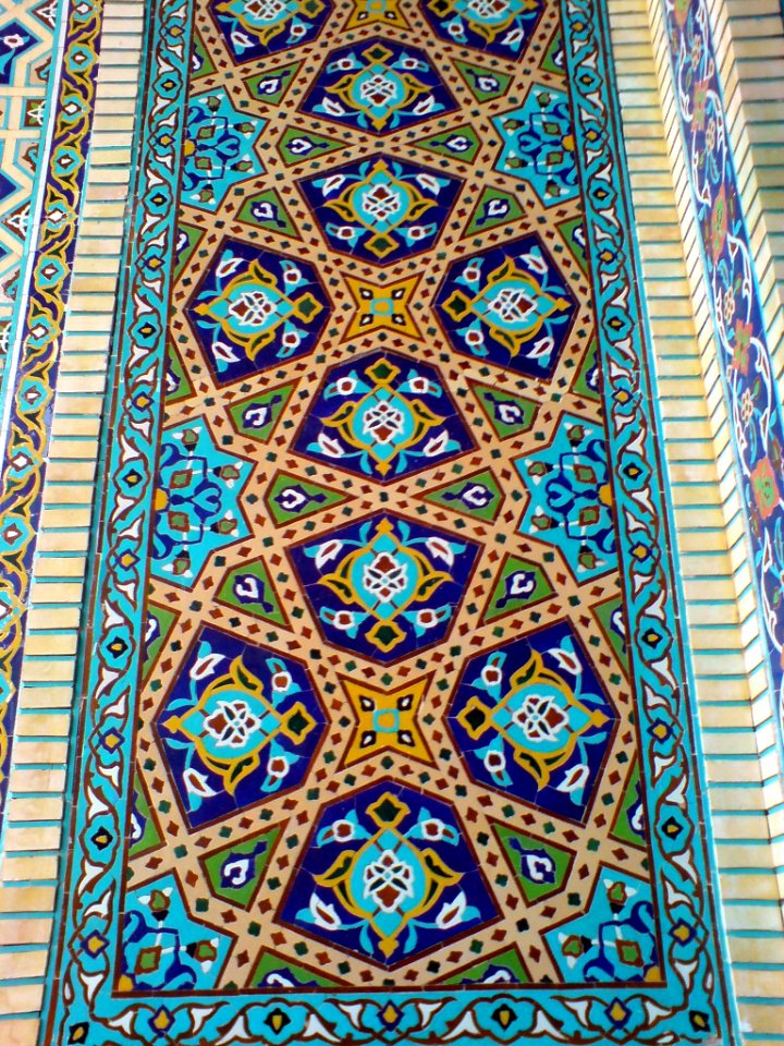 Tiling - Mosque of Hassan Modarres - Kashmar 23