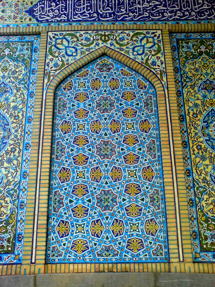 Tiling - Mosque of Hassan Modarres - Kashmar 11