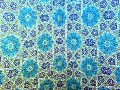 Tiling - Mosque of Hassan Modarres - Kashmar 13
